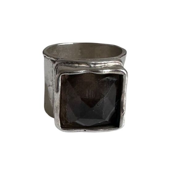 Silpada Retired R1453 Smoky Quartz Ring Size 6 - Picture 1 of 8